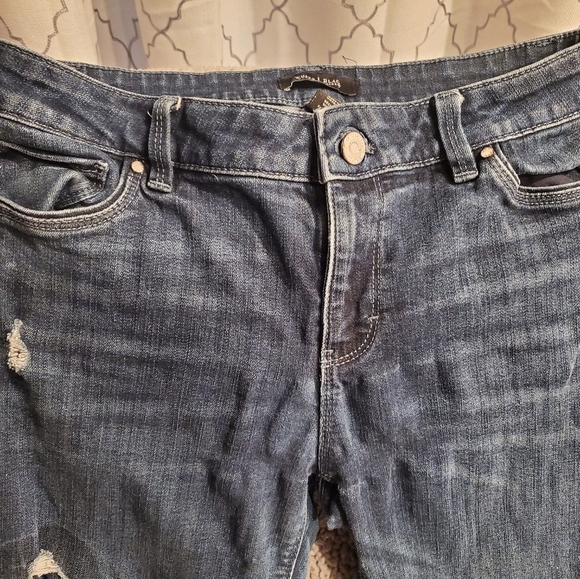 White House Black Market Straight Crop Size 6 Dist - Picture 3 of 3